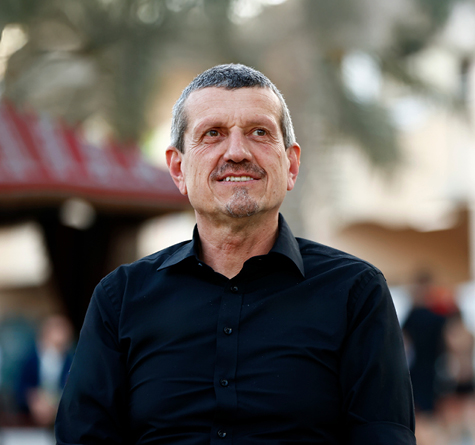 Guenther Steiner Smiling outdoors during the day